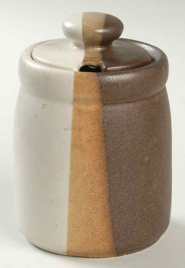 Sandstone Jam/Jelly & Lid by Nelson McCoy-1