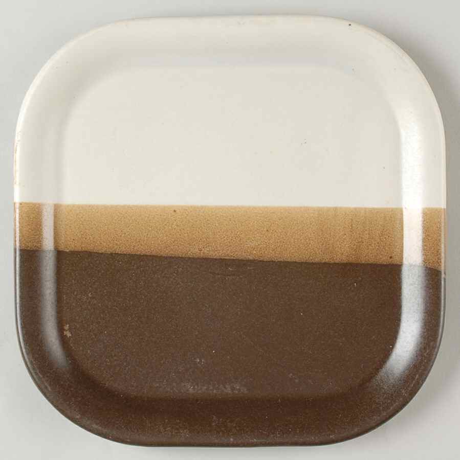 Sandstone Square Salad Plate by Nelson McCoy-1