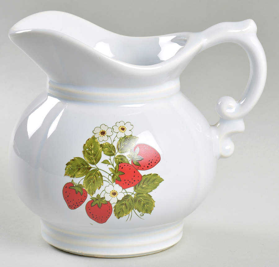 Strawberry Country Small Pitcher by Nelson McCoy-1