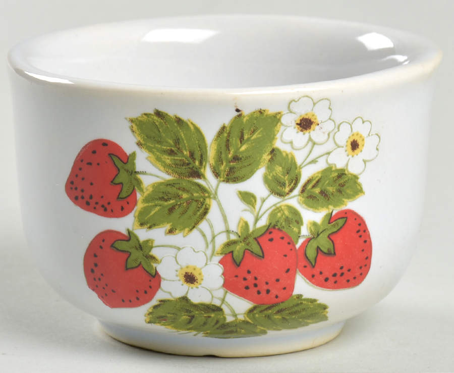Strawberry Country Custard Cup by Nelson McCoy-1