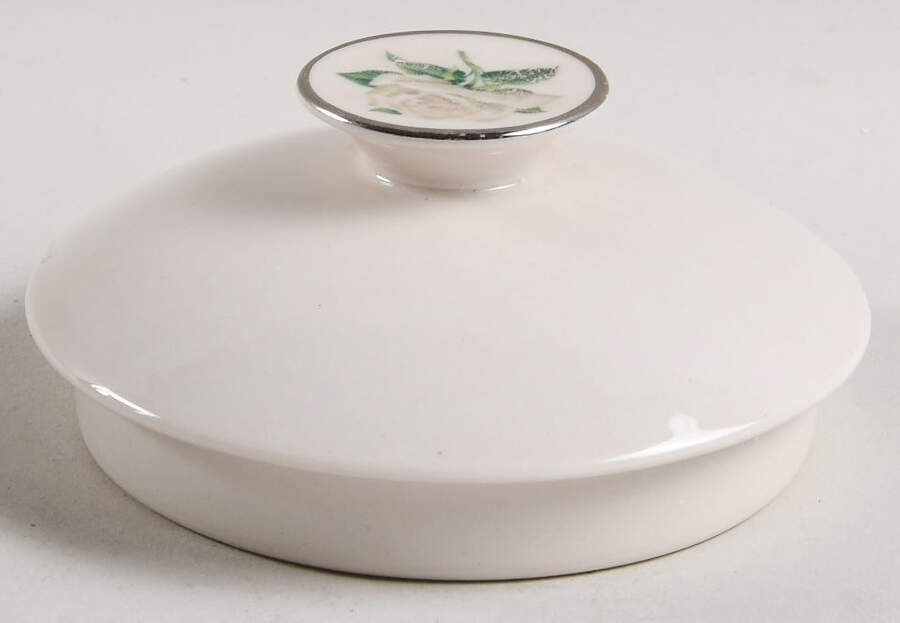 White Rose Lid for Coffee Pot by Manchester-1