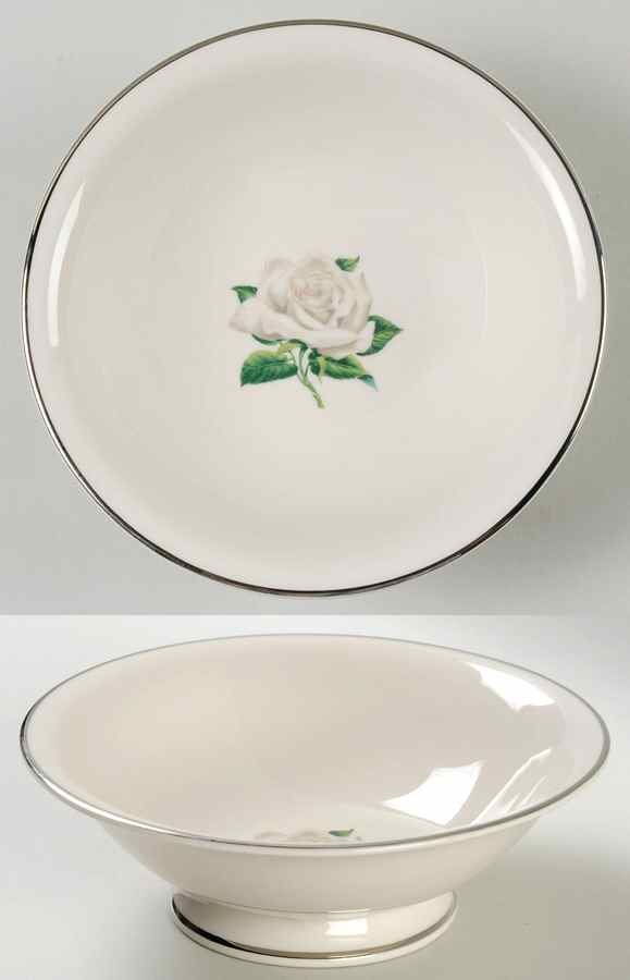 White Rose Coupe Cereal Bowl by Manchester-1