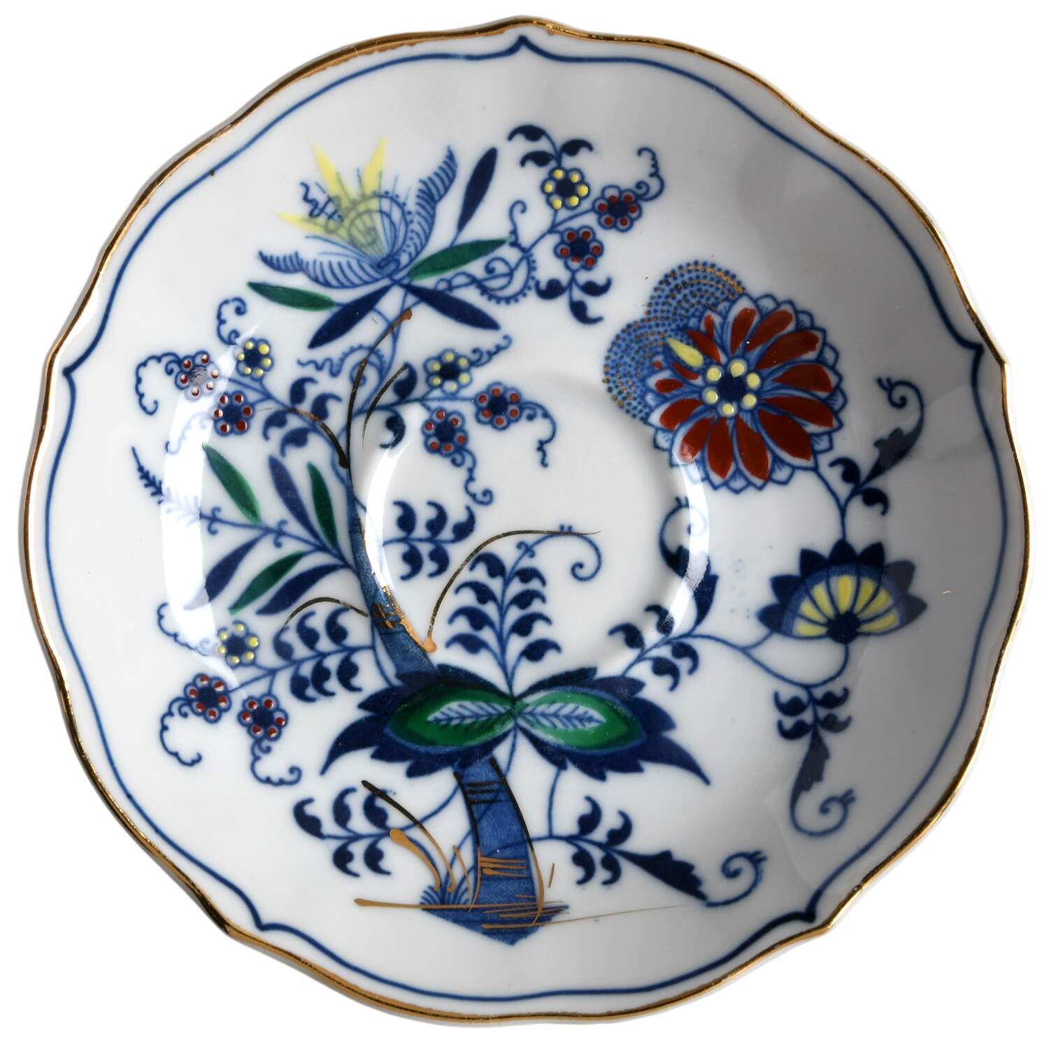 Blue Danube (Pat #99183) Saucer by Mascot (Japan)-1