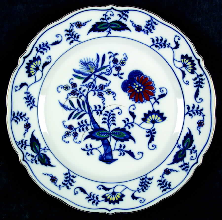 Blue Danube (Pat #99183) Dinner Plate by Mascot (Japan)-1