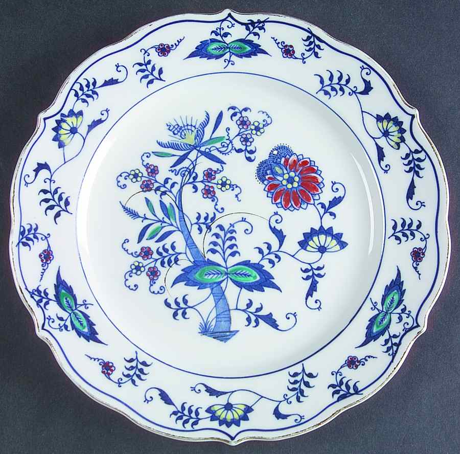 Blue Danube (Pat #99183) Salad Plate by Mascot (Japan)-1