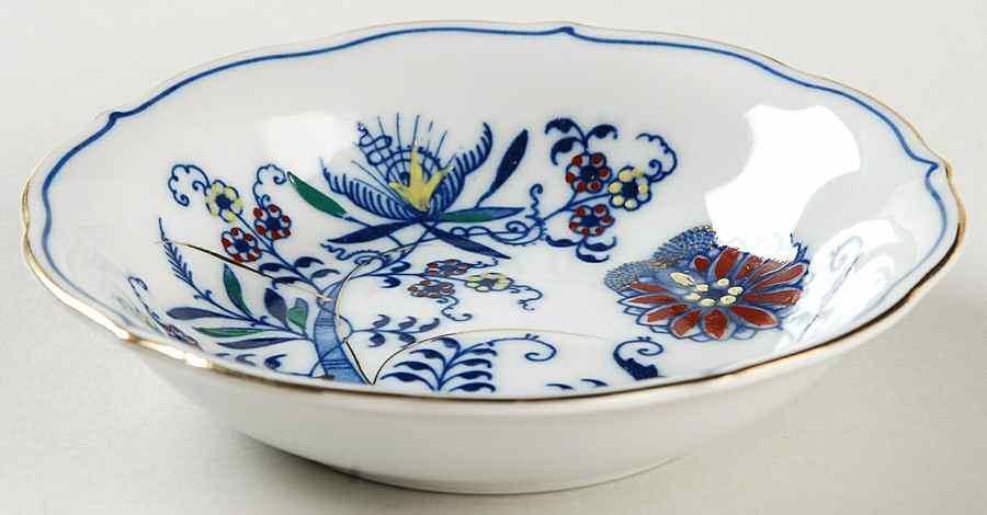 Blue Danube (Pat #99183) Fruit/Dessert (Sauce) Bowl by Mascot (Japan)-1