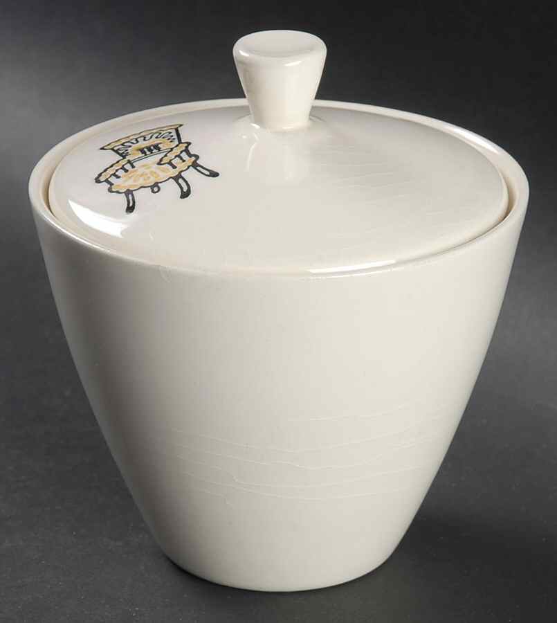 Gay Nineties Sugar Bowl & Lid by Marcrest-1