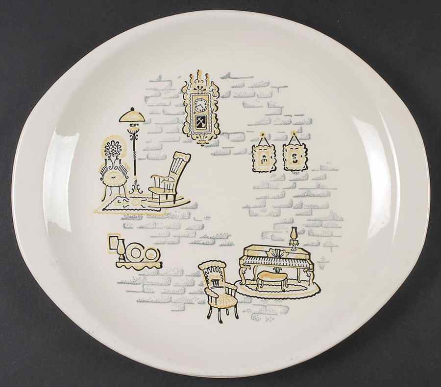 Gay Nineties 11" Oval Serving Platter by Marcrest-1