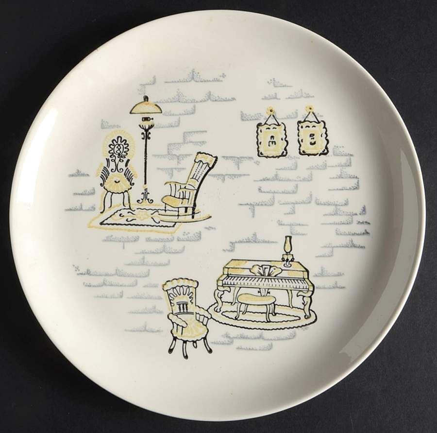 Gay Nineties Salad Plate by Marcrest-1
