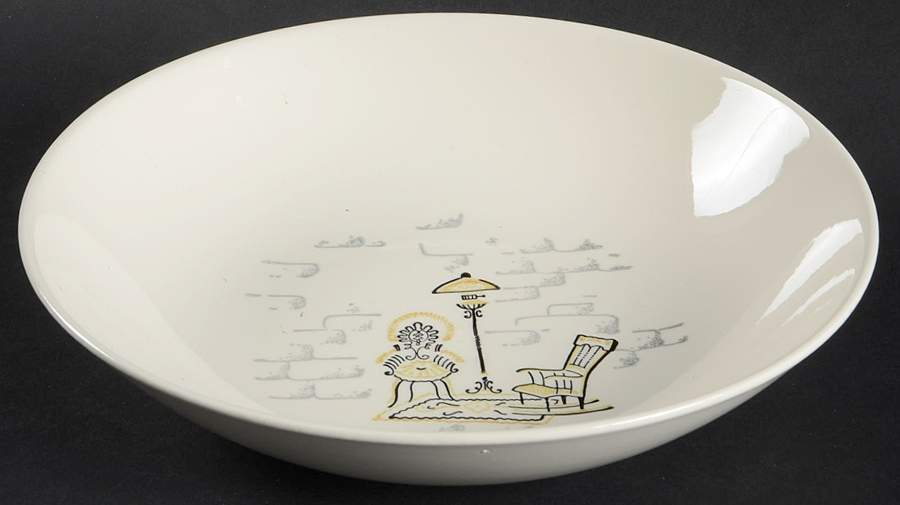 Gay Nineties 9" Round Vegetable Bowl by Marcrest-1