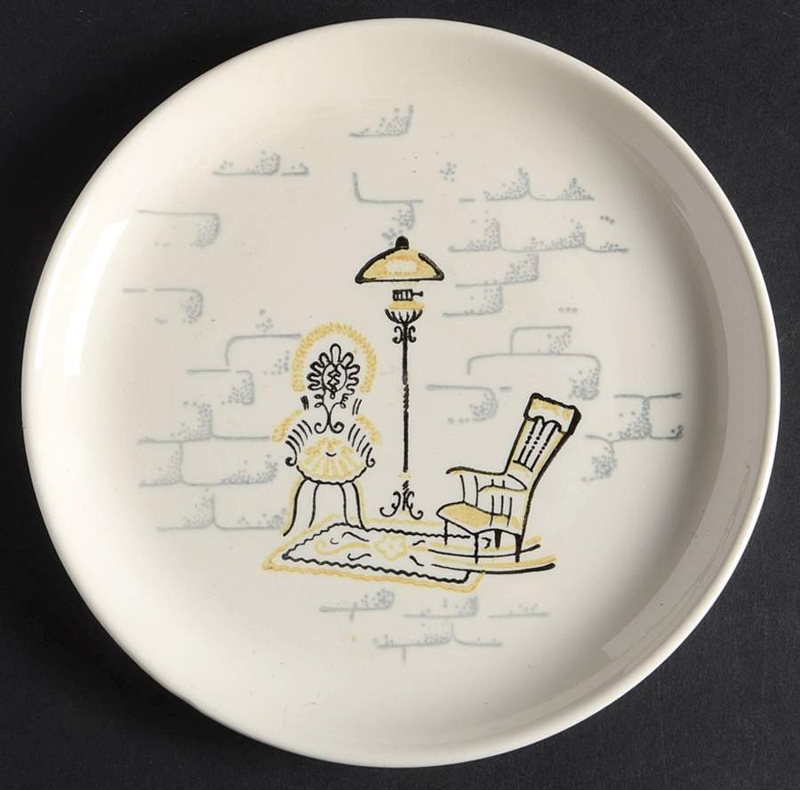 Gay Nineties Bread & Butter Plate by Marcrest-1