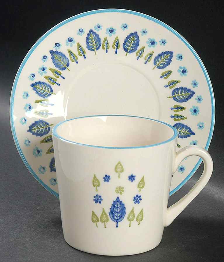 Swiss Alpine Flat Cup & Saucer Set by Marcrest-1