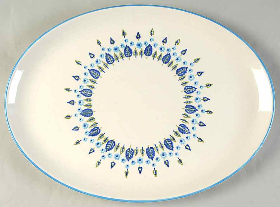 Swiss Alpine 13" Oval Serving Platter by Marcrest-1