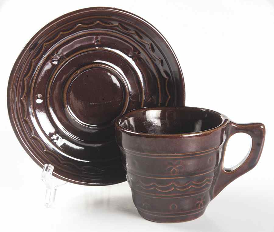 MCR2 Flat Cup & Saucer Set by Marcrest-1