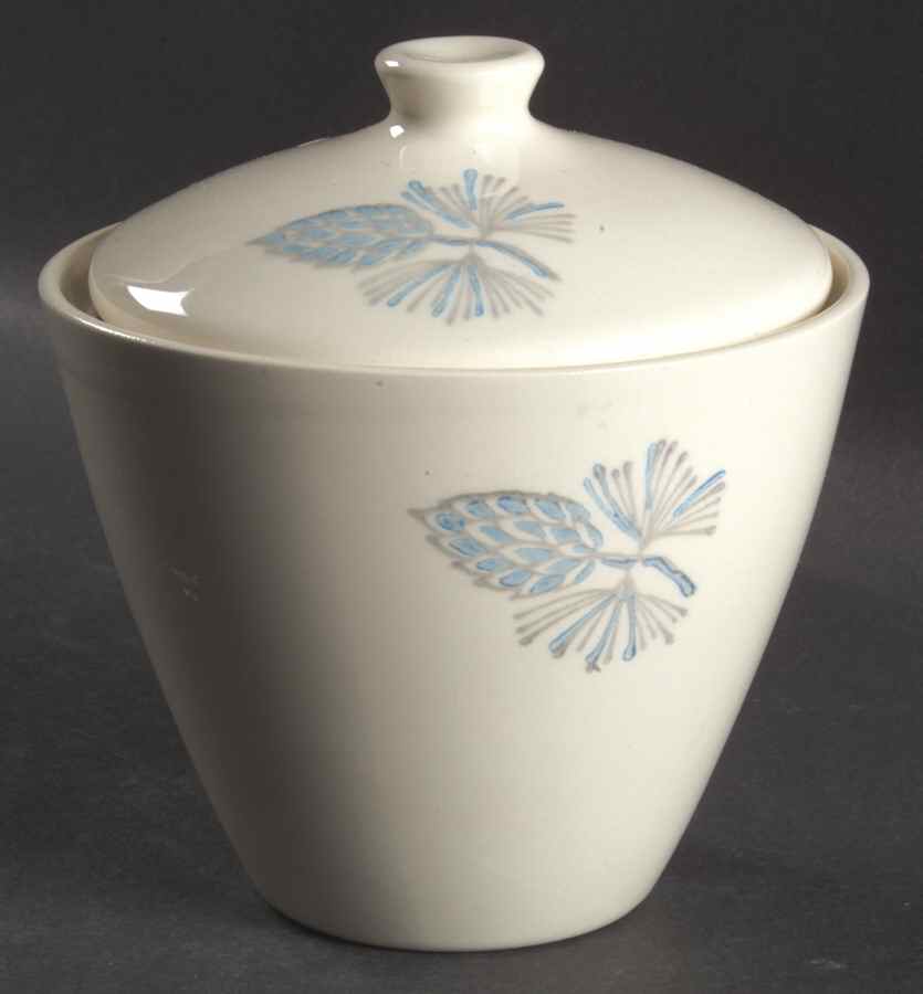 Blue Spruce Sugar Bowl & Lid by Marcrest-1
