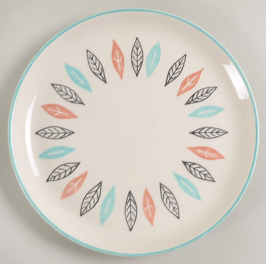 Nordic Mint Bread & Butter Plate by Marcrest-1