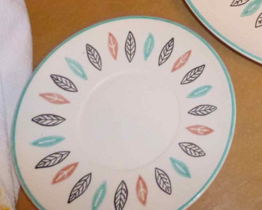Nordic Mint Saucer by Marcrest-1