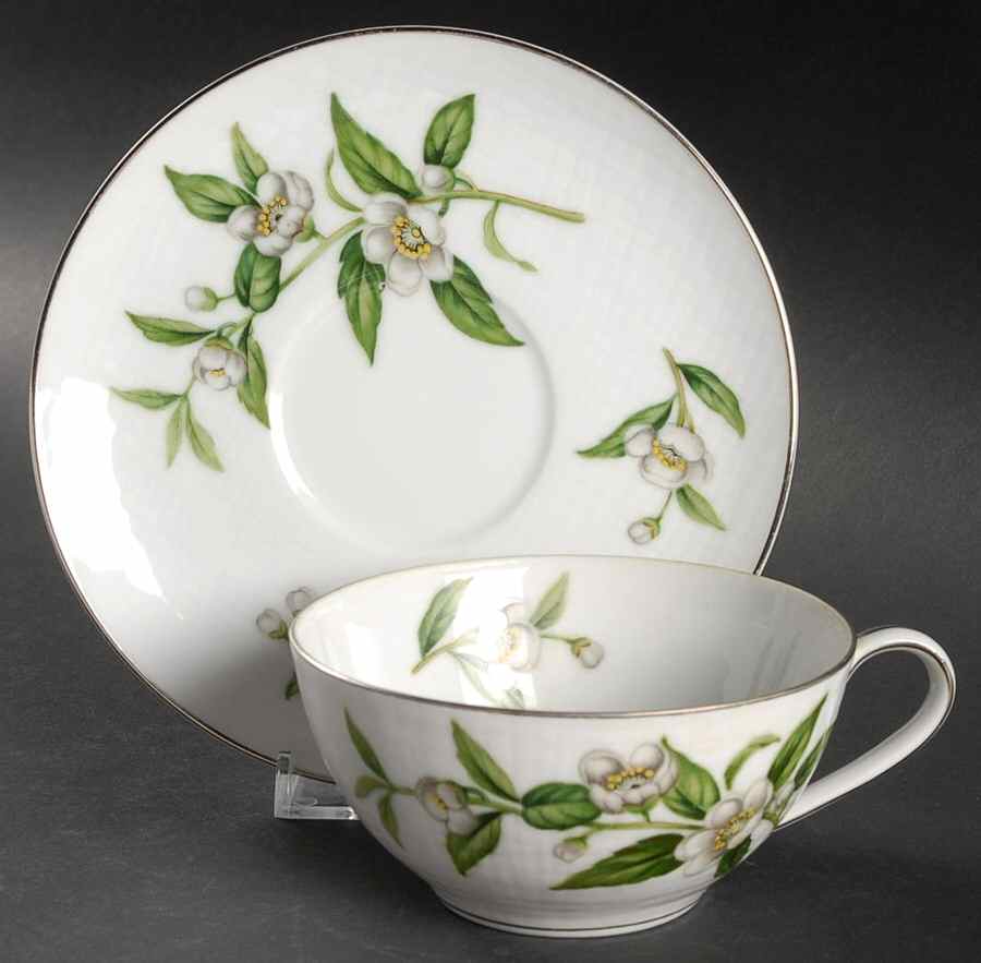 Ceylon Flat Cup & Saucer Set by Moderna-1
