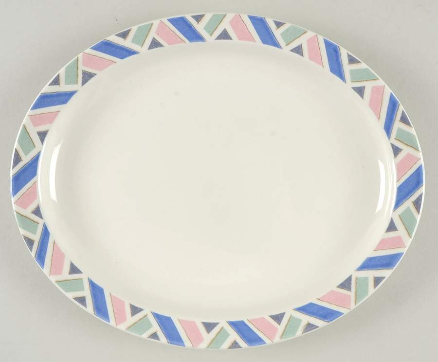 Aztec 12" Oval Serving Platter by W R Midwinter Ltd-1