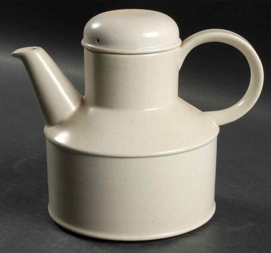 Beige Mist Teapot & Lid by W R Midwinter Ltd-1