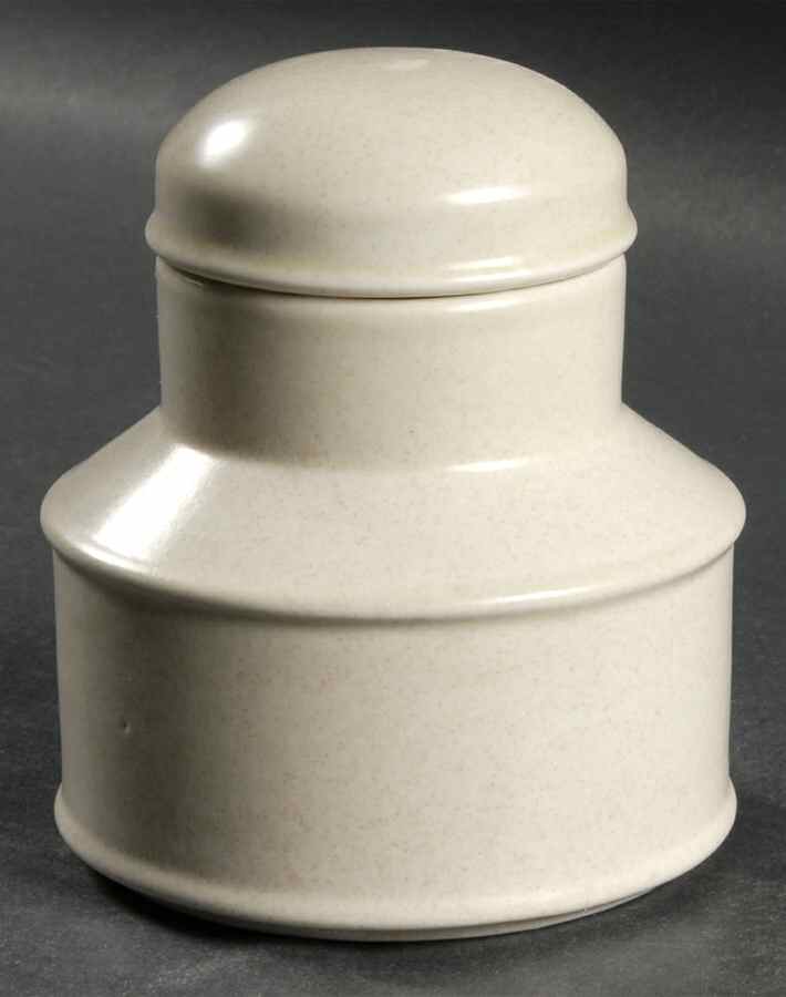 Beige Mist Sugar Bowl & Lid by W R Midwinter Ltd-1