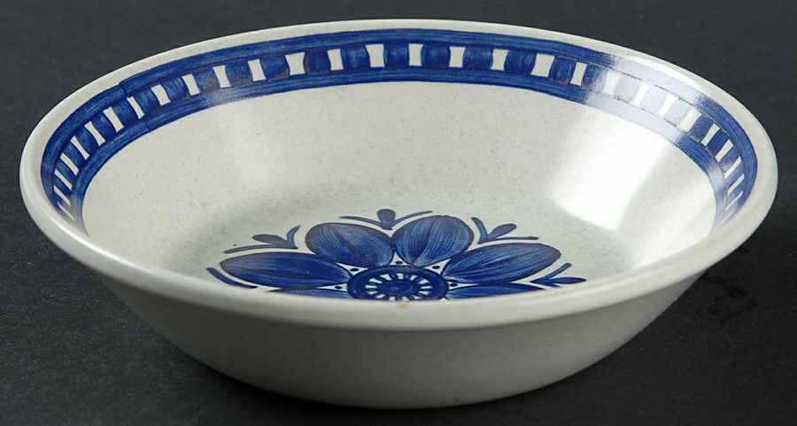 Blue Dahlia Fruit/Dessert (Sauce) Bowl by W R Midwinter Ltd-1
