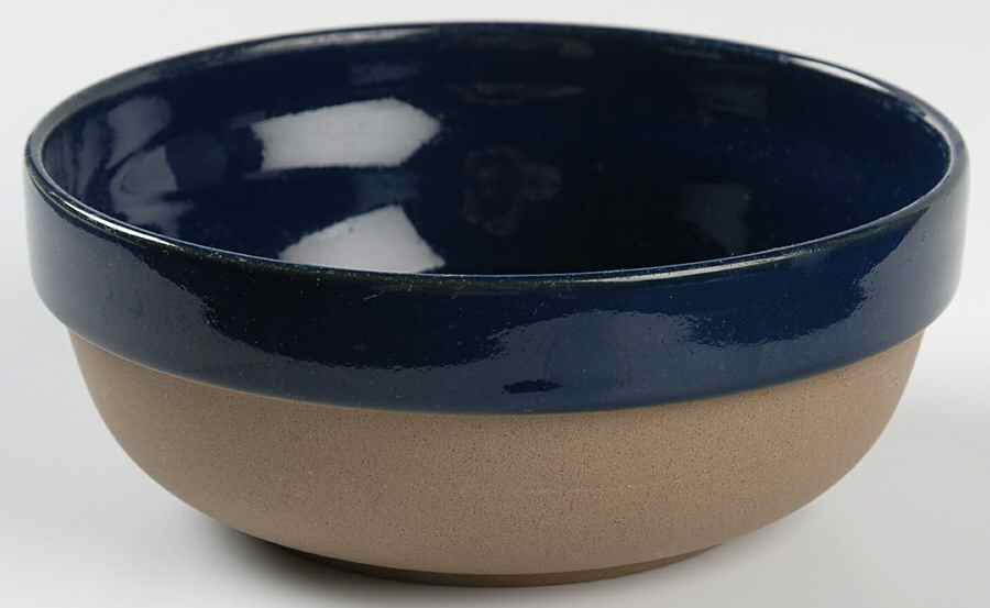Blue Lapis Coupe Cereal Bowl by W R Midwinter Ltd-1