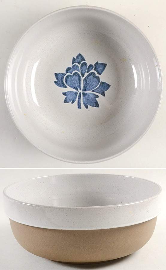 Blue Print England 8" Round Vegetable Bowl by W R Midwinter Ltd-1