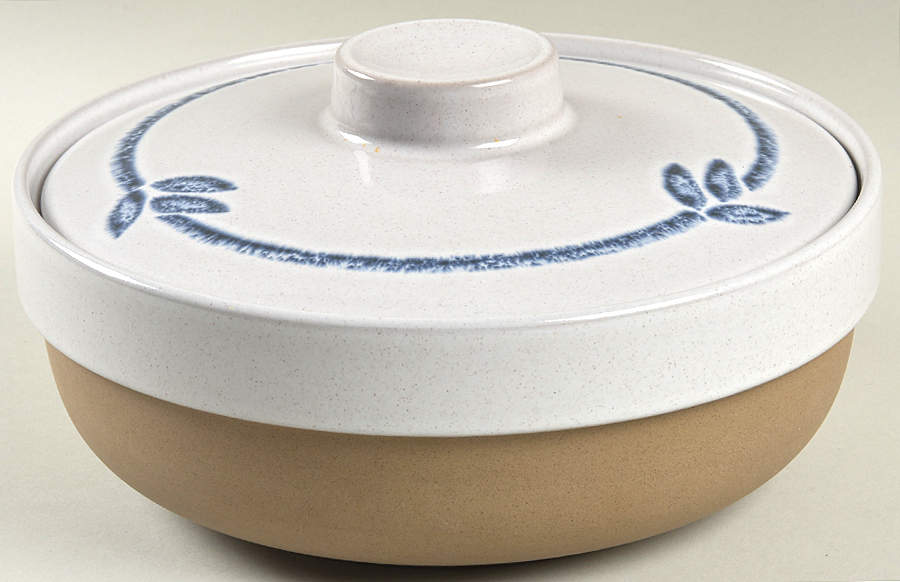 Blue Print England 2 Qt Round Covered Casserole by W R Midwinter Ltd-1