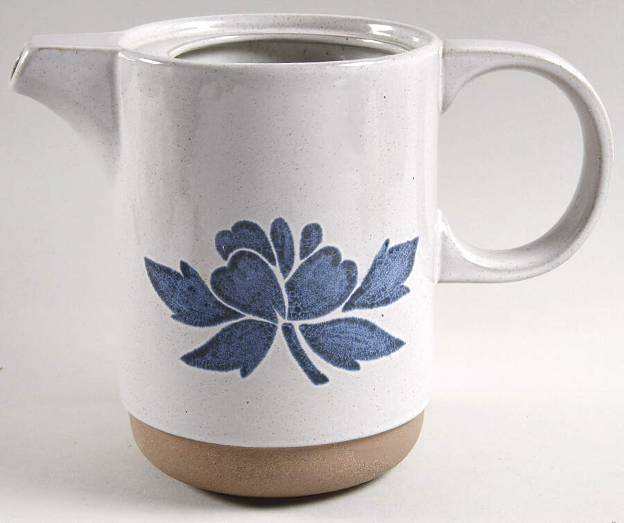 Blue Print England Coffee Pot No Lid by W R Midwinter Ltd-1