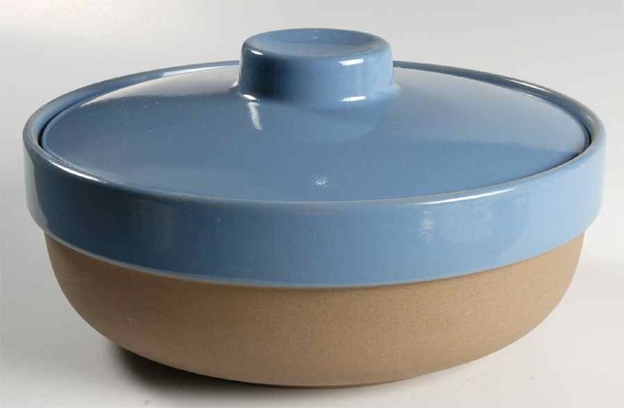 Bluestone 2 Qt Round Covered Casserole by W R Midwinter Ltd-1
