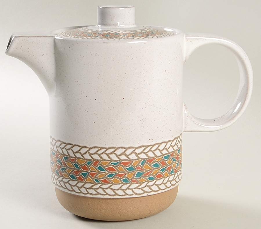 Braid Coffee Pot & Lid by W R Midwinter Ltd-1