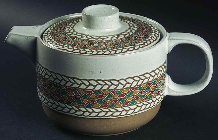 Braid Teapot & Lid by W R Midwinter Ltd-1