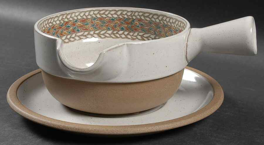Braid Gravy Boat & Underplate by W R Midwinter Ltd-1