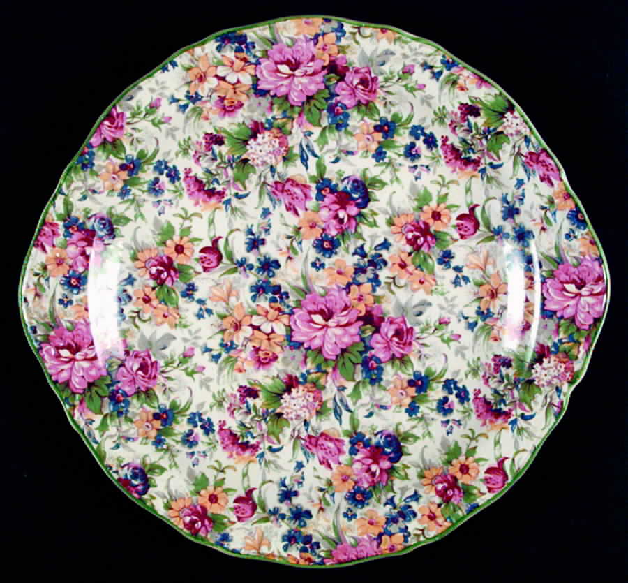 Brama Handled Cake Plate by W R Midwinter Ltd-1