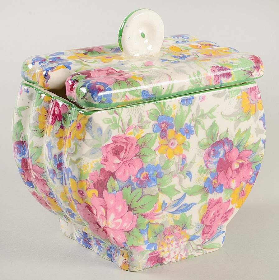 Brama Sugar Bowl & Lid by W R Midwinter Ltd-1