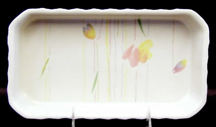 Calypso 9" Rectangular Flan Dish by W R Midwinter Ltd-1