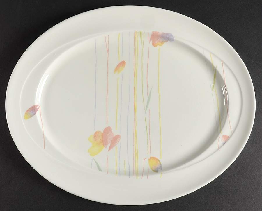 Calypso 11" Oval Serving Platter by W R Midwinter Ltd-1