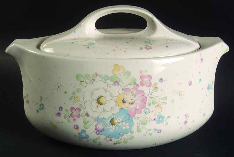 Cameo Oval Covered Vegetable by W R Midwinter Ltd-1