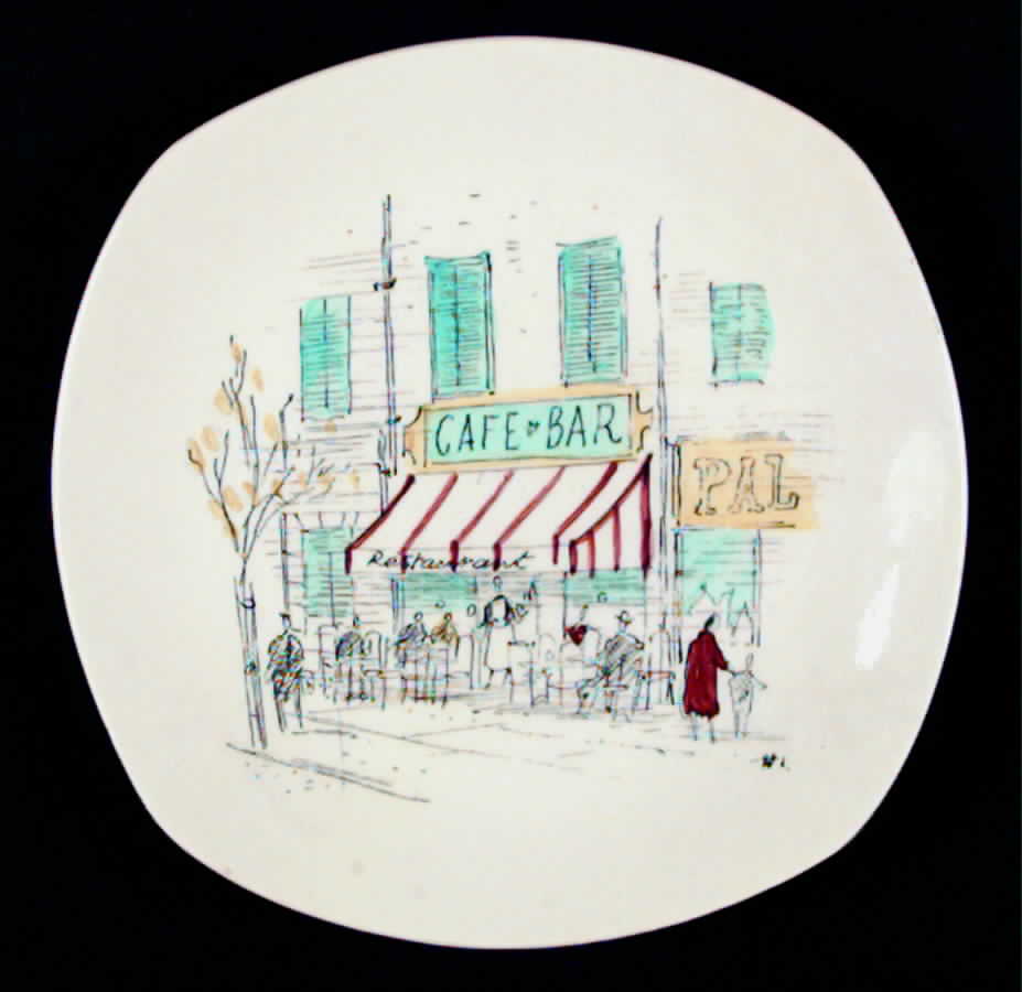 Cannes Bread & Butter Plate by W R Midwinter Ltd-1