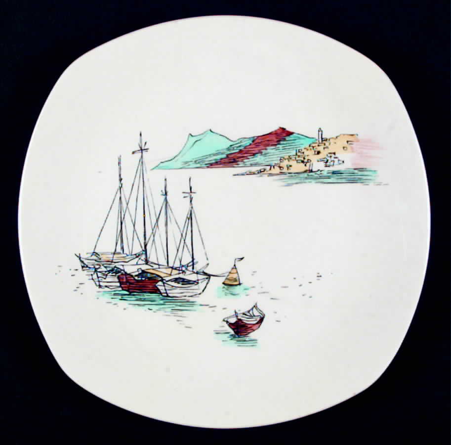 Cannes Salad Plate by W R Midwinter Ltd-1