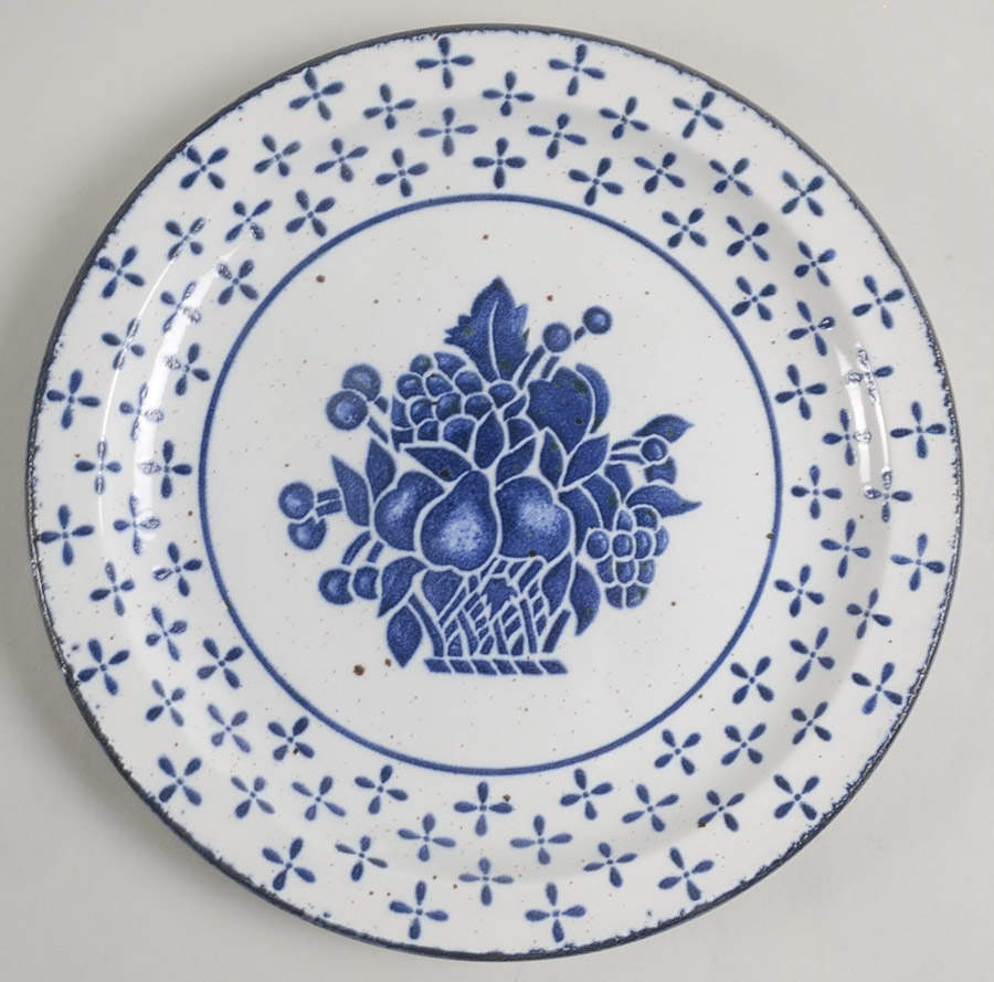 Country Blue Salad Plate by W R Midwinter Ltd-1