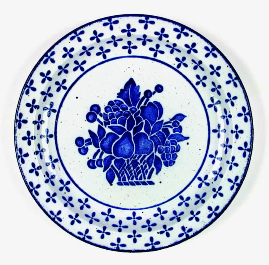 Country Blue Dinner Plate by W R Midwinter Ltd-1