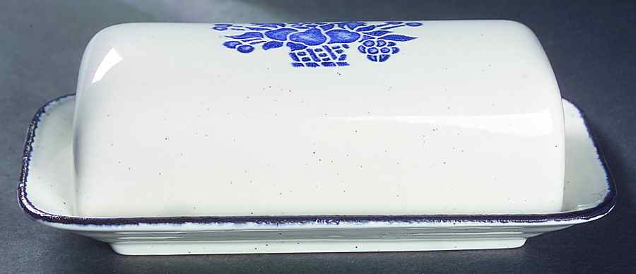 Country Blue 1/4 Lb Covered Butter by W R Midwinter Ltd-1