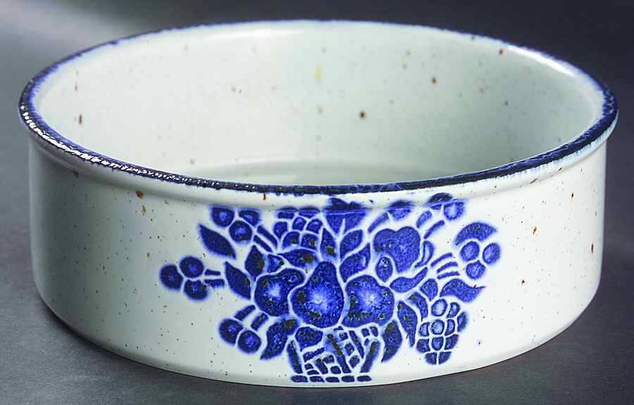 Country Blue 8" Round Vegetable Bowl by W R Midwinter Ltd-1
