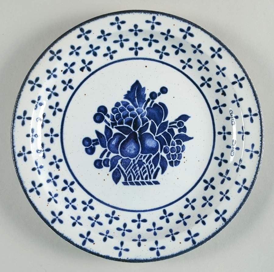 Country Blue Salad Plate by W R Midwinter Ltd-1