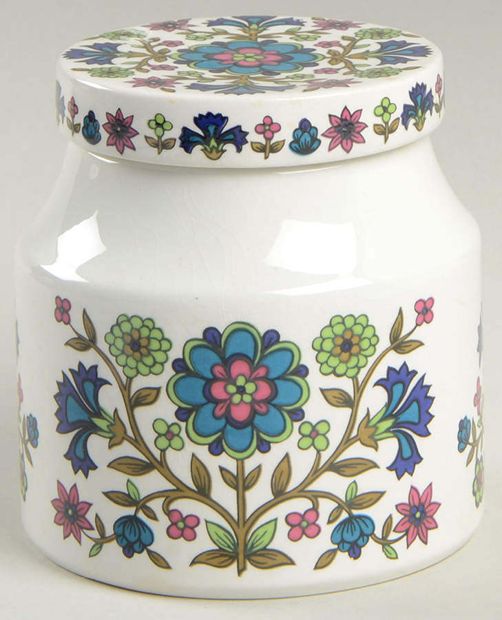Country Garden Sugar Bowl & Lid by W R Midwinter Ltd-1
