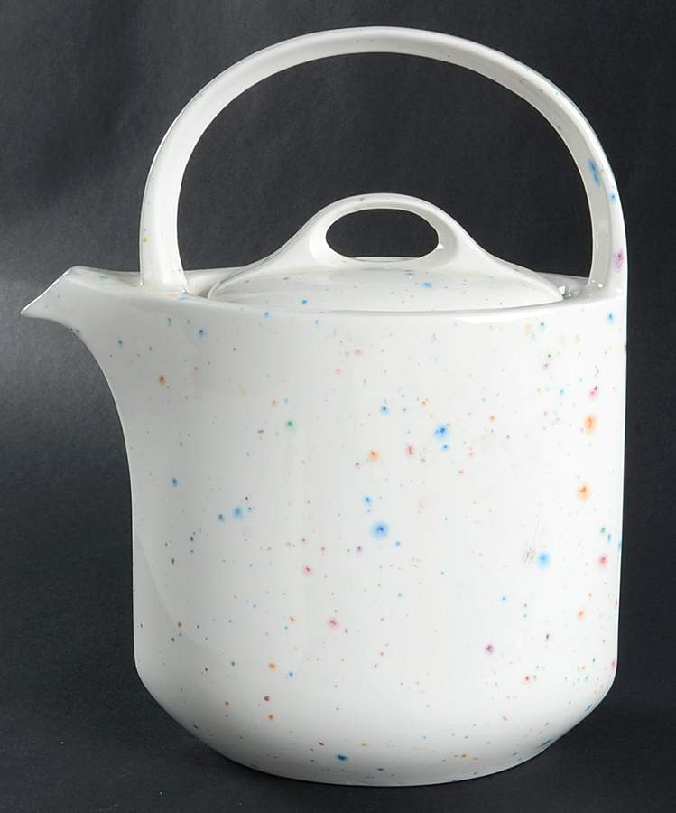Confetti (Style Shape) Teapot & Lid by W R Midwinter Ltd-1