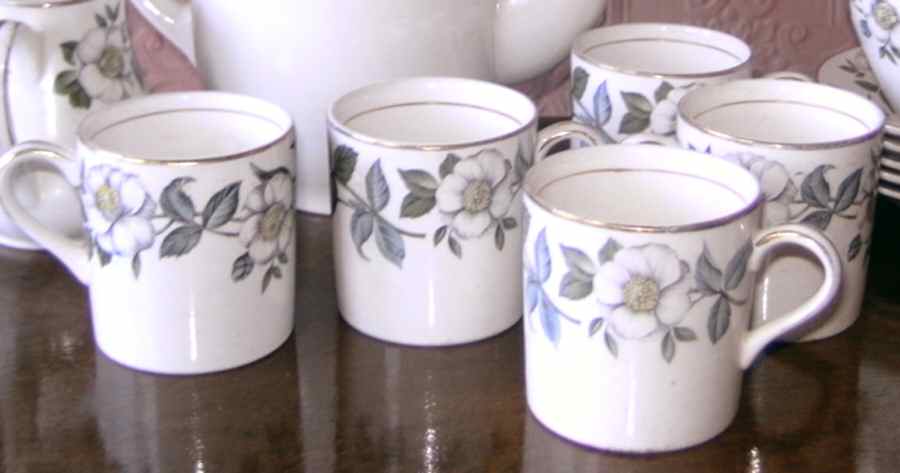 Cotswold Bond Shape Demitasse Cup and Saucer Set by W R Midwinter Ltd-1