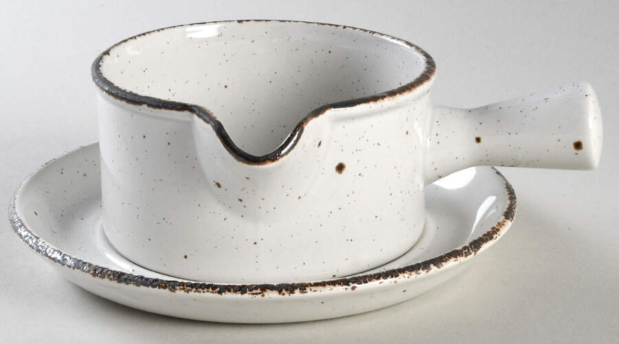 Creation Gravy Boat & Underplate by W R Midwinter Ltd-1